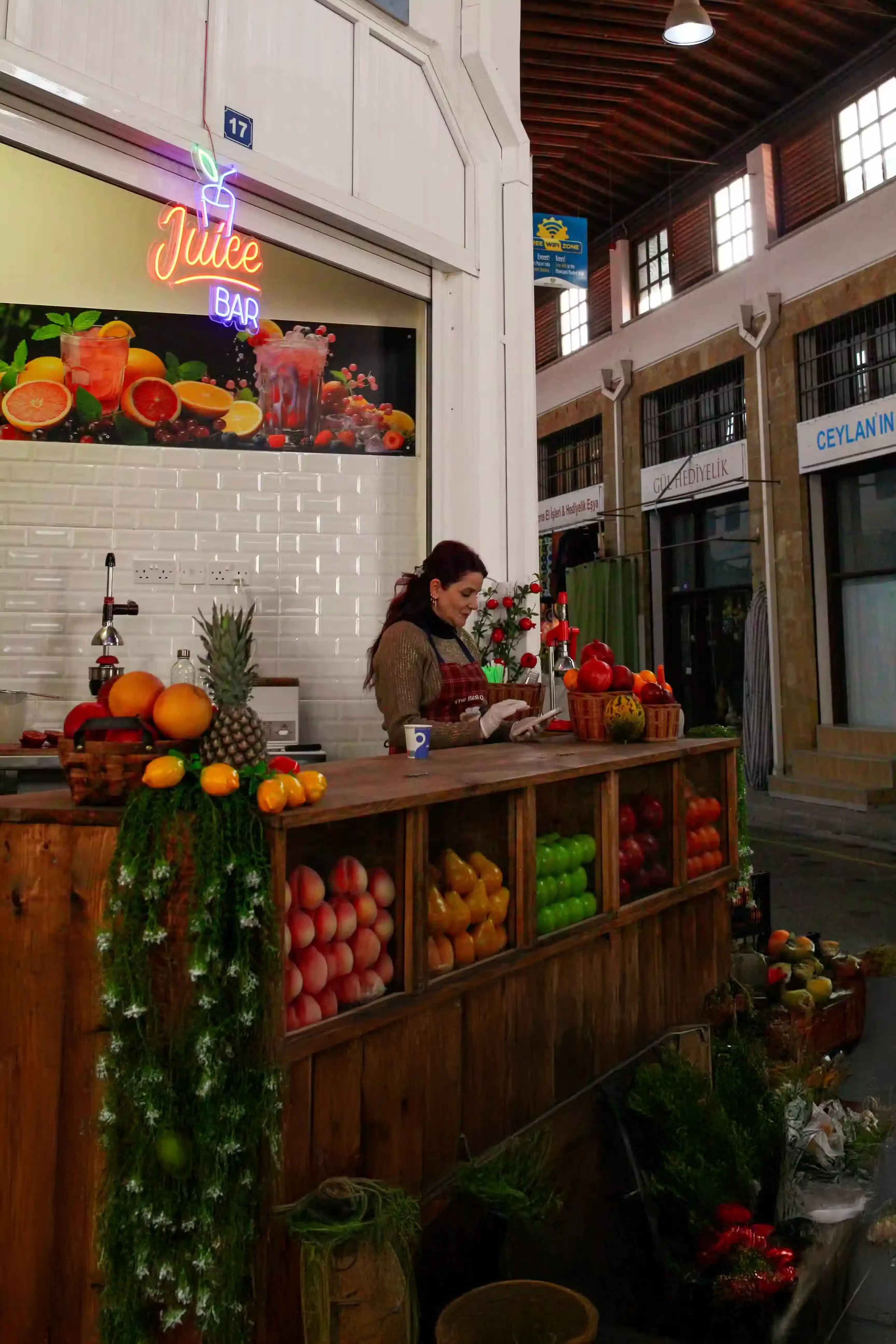 An ice cream shop